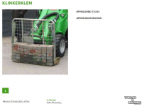 Other attachments and accessories Avant Stenenklem / Klinkerklem