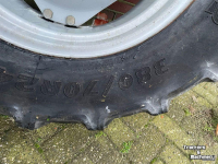 Wheels, Tyres, Rims & Dual spacers Good Year 380/70R24 DT 812