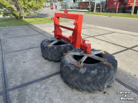 Feed sweeper wheel Kemp Dubbele voerbandveger