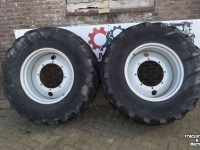 Wheels, Tyres, Rims & Dual spacers Michelin 540/65r28