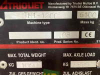 Vertical feed mixer Trioliet Triomix 1-1200 Verticale Voermengwagen