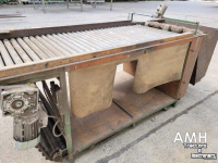 Conveyor Schouten Leesband 2200X1000 ROLLENLEESTAFEL ROLLER INSPECTION BELT ROLLENVERLESETISCH