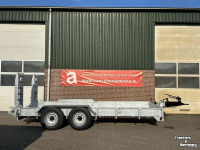 Low loader / Semi trailer AGM Inrij transportwagen / Oprijwagen / Machine transporter / Mini-dieplader
