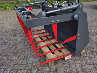 Front-end loader bucket / Front loader bucket Stekro Mestklem 150 cm weideman aansluiting