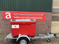 Low loader / Semi trailer  Dieseltank Aanhanger