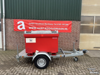 Low loader / Semi trailer AGM Dieseltank aanhanger