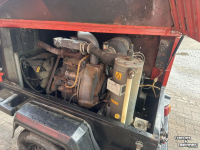 Irrigation spray lines  Lucht compressor