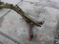 Rearside loader Wifo Achterlader mechanisch met bak en sloothekkel baggerbak