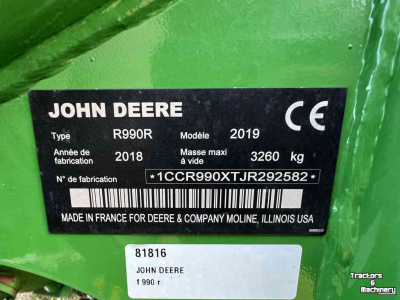 Mower John Deere F350R & F990R