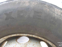 Wheels, Tyres, Rims & Dual spacers Michelin 315/75R22.5 XDE2 trailerband truckband aanhangerband wiel velg 10-gaats