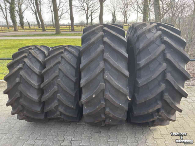 Wheels, Tyres, Rims & Dual spacers Trelleborg 650/65R38 en 540/65R28 TM800 Nieuw