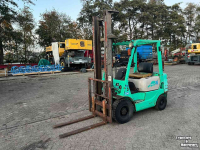 Forklift Mitsubishi KFG 15 heftruck benzine gebruikt