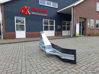 Rubber yard scraper  Rubberschuif 2,55 m / Modderschuif / Wegenschuif