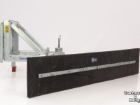 Rubber yard scraper Qmac 270 MECH SCHUIN BOBCAT BORD