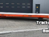 Low loader / Semi trailer AGM 18 tons industrie aanhanger