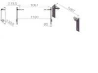 Other attachments and accessories Qmac Aanlashaken voor PIN - CONE (Matbro) RECHTE uitvoering voor Teleloaders met Pin-cone systeem