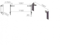 Other attachments and accessories Qmac Aanlashaken voor PIN - CONE (Matbro) RECHTE uitvoering voor Teleloaders met Pin-cone systeem