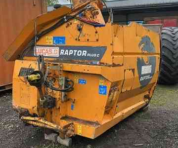 Straw spreader for boxes Lucas Raptor Plus C
