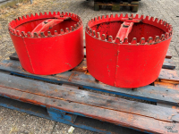 Wheels, Tyres, Rims & Dual spacers Fendt KN cilinder koppeling dubbellucht