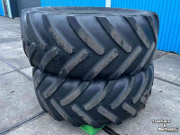 Wheels, Tyres, Rims & Dual spacers Michelin 2x Mach X BiB 710/70R38 Banden