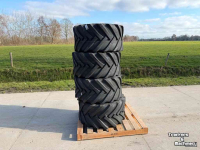 Wheels, Tyres, Rims & Dual spacers BKT 420/55-17