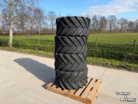 Wheels, Tyres, Rims & Dual spacers BKT 420/55-17