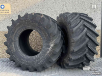 Wheels, Tyres, Rims & Dual spacers BKT Set Agrimax Teris 800/65R32 54mm  IDEX 178