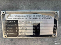 Low loader / Semi trailer  Möslein dieplader Oprijwagen