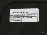 Tractor New Holland Dashboard - instrumentenpaneel New Holland T6.xxx:   CNH Parts nr:47383688