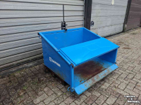 Tractor tipping boxes Saphir TL 120 breedte 1,20 meter grondbak trekkerbak transportbak kipbak kiepbak kipperbak tractorbak