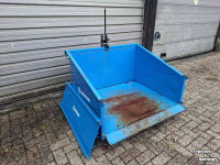Tractor tipping boxes Saphir TL 120 breedte 1,20 meter grondbak trekkerbak transportbak kipbak kiepbak kipperbak tractorbak