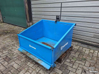 Tractor tipping boxes Saphir TL 120 breedte 1,20 meter grondbak trekkerbak transportbak kipbak kiepbak kipperbak tractorbak
