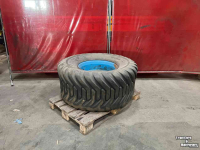 Wheels, Tyres, Rims & Dual spacers BKT 550/60-22.5