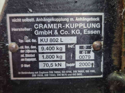 Other tractors and accessories Massey Ferguson Cramer Trekhaakframe Trekhaak MF