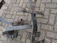 Used parts for tractors Case-IH voorspatbord steunen, voorspatborden, spatbordbeugels van een MX135