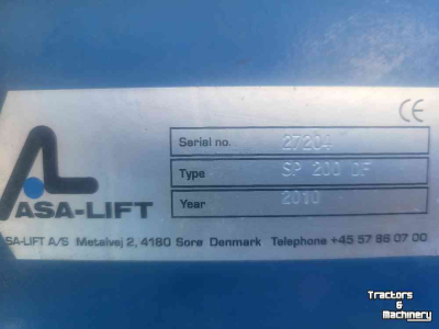 Carrot harvester Asa-lift SP 200 DF