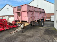 Dumptrailer  mestverspreider defect