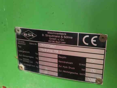 Silage block-cutter Strautmann hydrofox h3