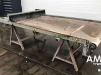 Conveyor  3000X1400 MM TRANSPORTBAND VLAKKE BAND FLAT BELT CONVEYOR BELT FLACHBAND FÖRDERBAND