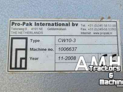 Weighing machines Pro-Pak CW10-3 Multihead Afweger