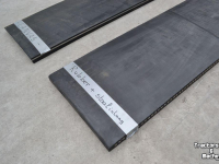 Rubber yard scraper Qmac RUBBERMAT STAAL 2.40
