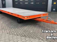 Low loader / Semi trailer  18 tons industrie aanhanger