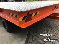 Low loader / Semi trailer AGM 18 tons industrie aanhanger