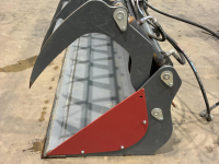 Telehandler Hemach puinbak met bovenklem