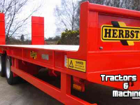 Low loader / Semi trailer Herbst Standaard dieplader 19Ton