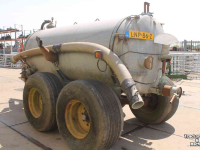 Slurry tank Jako 5000 liter tandemas mesttank giertank vacuumtank waterwagen
