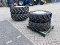 Wheels, Tyres, Rims & Dual spacers Trelleborg 480/70R34 + 380/70R24 verstelbare velgen