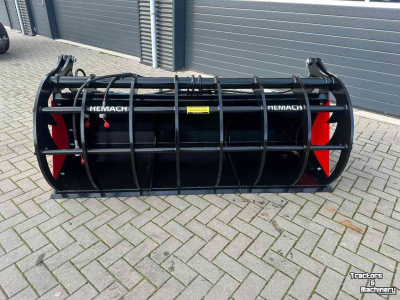 Silage Grabbucket / Grabfork Hemach Silagegrijper / Pelikaanbak  Giant aankoppeling