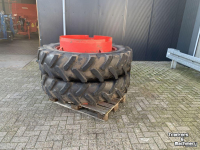 Wheels, Tyres, Rims & Dual spacers Michelin 14.9R38 BIB'X M18 DUBBELLUCHT