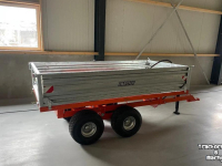 Dumptrailer  Kipper mini compact tractor 2,5 ton Max tandemstel